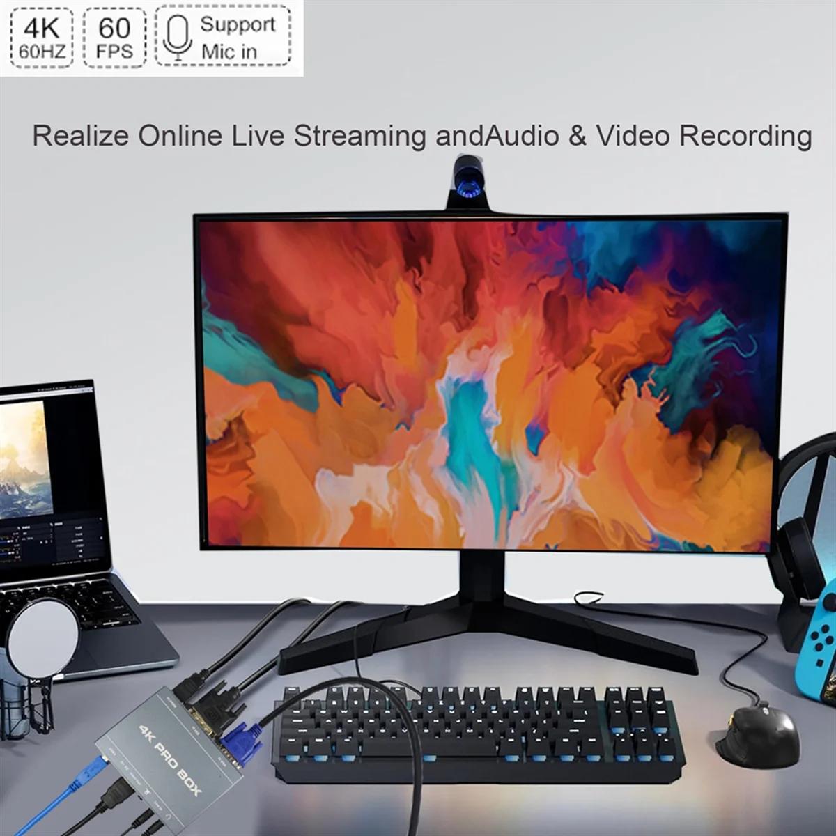 DVI VGA HDMI ȣȯ USB3.0 ĸó ī 4k Pro Box Hd Video_N34R